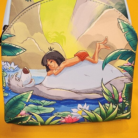 Loungefly Disney The Jungle Book Mowgli Baloo Duo River Soft Tag Mini Backpack main image 7